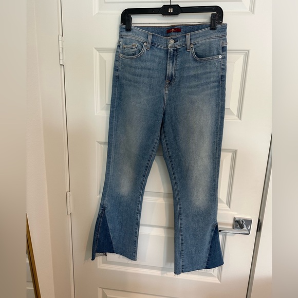 7 For All Mankind | Vintage Mercer High-Rise Slim Ki Jeans - Picture 4 of 8